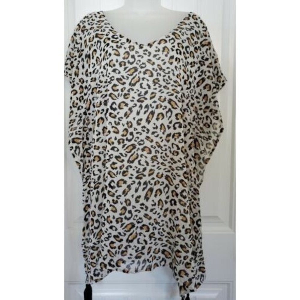 Palisades Beach Club Swim Cover up Feline M/L